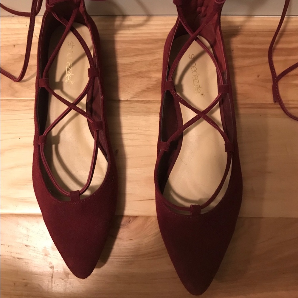 Lace Up Flats